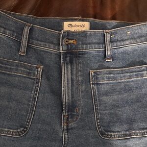 Madewell wide leg crop Jean